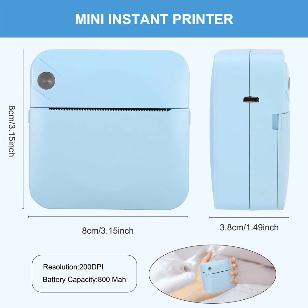 Mini Portable Printer Thermal 