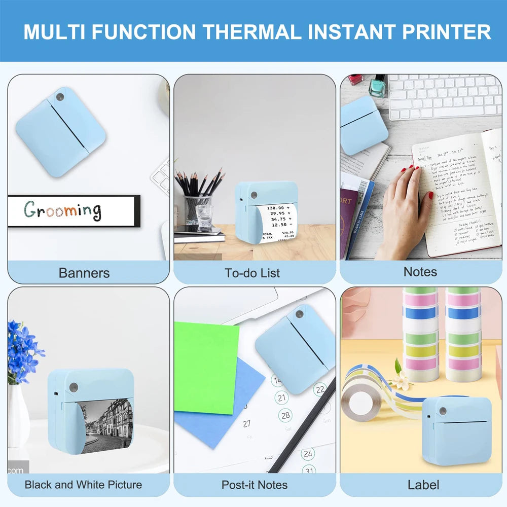 Mini Portable Printer Thermal 